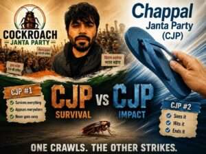 The cockroach cometh – and the chappal followeth 2 OrangeNews9 OrangeNews9