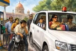 Knowledge of saving petrol, family in government vehicles 2 OrangeNews9 OrangeNews9