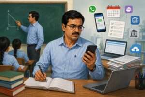Teachers should teach and also fill the portal – how can we do it without a mobile? 2 OrangeNews9 OrangeNews9