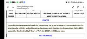 Telangana HC cracks whip on five HCA Apex Council members over contempt 6 OrangeNews9 OrangeNews9
