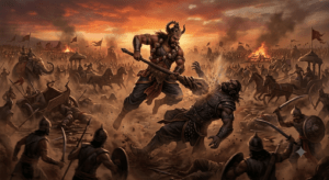 Ghaṭotkacha’s Triumph over Alambusha and Yudhiṣṭhira sends Sātyaki to aid Arjuna 3 OrangeNews9 OrangeNews9