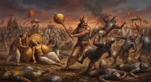 Bhīmasena's Wrath and the Crimson Tide of Kurukṣetra 3 OrangeNews9 OrangeNews9